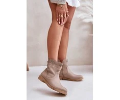 Lewski Shoes Žemi moteriški batai plokščiu kulnu