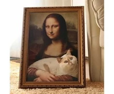 Eu Sandelis Linksmas Kačių namukas draskyklė - "Mona Lisa" KOT29