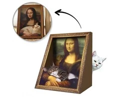 Eu Sandelis Linksmas Kačių namukas draskyklė - "Mona Lisa" KOT29