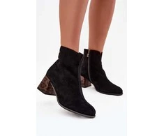 Maciejka Juodi elegantiški aukštos kokybės aulinukai