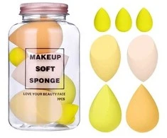 Eu Sandelis Makiažo kempinėlių rinkinys 7 ROSE CREAM DUO GB06ZO
