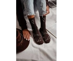 Milena Mielos rudos kojinės su katinais