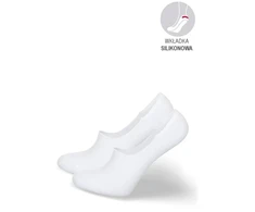 Milena Moteriškos bambuko pluošto baltos kojinės