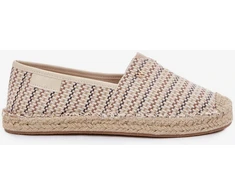 Moteriškos kokybiškos smėlio spalvos espadrilės Wrangler