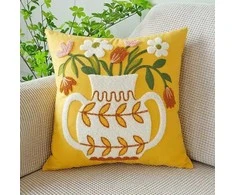 Eu Sandelis Pagalvės užvalkalas 45 x 45 cm ąsotis su gėlėmis BOUQUET POD146