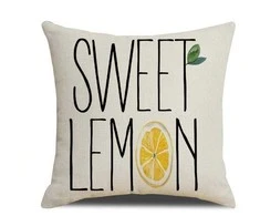 Eu Sandelis Pagalvės užvalkalas su citrina Sweet lemon 45 x 45 cm POD163