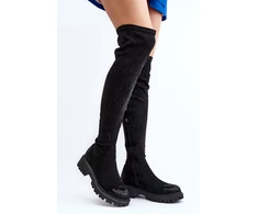 PE1 Juodi zomšiniai ilgaauliai virš kelių