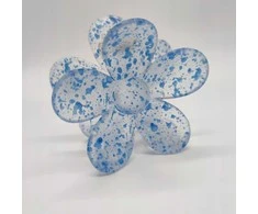Eu Sandelis Plaukų segtukas segtukas mėlyna gėlė 7,5 x 7 cm SP274