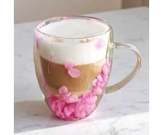 Eu Sandelis Puodelis su rožinėmis hortenzijomis viduje 300 ml 1 vnt. SZK77
