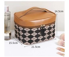 Eu Sandelis Ruda Houndstooth rašto kosmetinė KS53