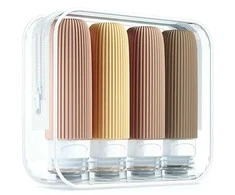 Eu Sandelis Silikoninių indelių rinkinys, kelioniniai buteliukai 4in1 90ml KS137WZ2