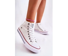 Šiltai baltos spalvos aukštos kokybės laisvalaikio bateliai Big Star