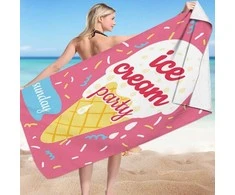 Eu Sandelis Stačiakampis paplūdimio rankšluostis ICE CREAM PARTY 150x70 REC54WZ3