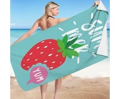 Eu Sandelis Stačiakampis paplūdimio rankšluostis SUMMER YUM 150x70 REC54WZ7