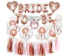 Eu Sandelis Šventinių balionų rinkinys Bride to Be BLN01