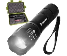 Trizand T6 Taktinis LED žibintuvėlis įkraunamas USB