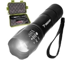 Trizand T6 Taktinis LED žibintuvėlis įkraunamas USB