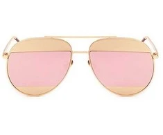 Eu Sandelis Veidrodiniai Aviator akiniai nuo saulės - Rose Gold OK88WZ1