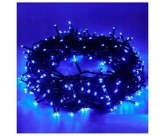 Eu Sandelis Vidaus/išorės mėlyna elektrinė lempučių girlianda 100 LED LAMP01N