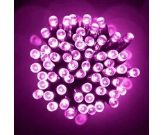 Eu Sandelis Vidaus/išorės rožinė elektrinė lempučių girlianda 200 LED LAMP02R