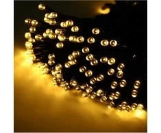 Eu Sandelis Vidaus/išorės šiltai balta elektrinė lempučių girlianda 500 LED LAMP04CB