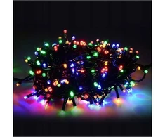 Eu Sandelis Vidaus/išorės spalvota elektrinė lempučių girlianda 200 LED LAMP02MULTI