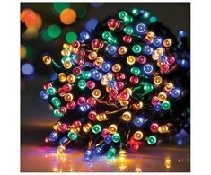 Eu Sandelis Vidaus/išorės spalvota elektrinė lempučių girlianda 300 LED LAMP03MULTI
