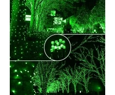 Eu Sandelis Vidaus/išorės žalia elektrinė lempučių girlianda 100 LED LAMP01ZIE
