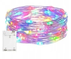 Eu Sandelis Vidaus plona girlianda su baterijomis, spalvota 20 LED LAMP25MULTI