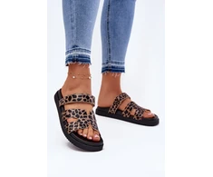 Vinceza Leopardinės šlepetės vasarai