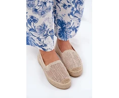 Vinceza Smėlio spalvos stilingos espadrilės