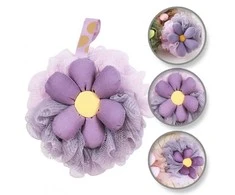 Eu Sandelis Violetinė žaisminga dušo kempinė XL 15cm GB14FIO