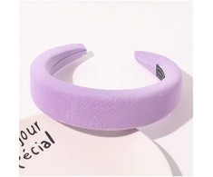 Eu Sandelis Violetinis plaukų lankelis 4 cm O437