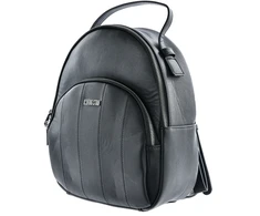 Women's Leather Backpack 2in1 Big Star LL574097 Juodas