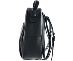 Women's Leather Backpack 2in1 Big Star LL574097 Juodas