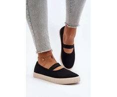 Women's Slip-on Sneakers Big Star Ll274200 Juodas