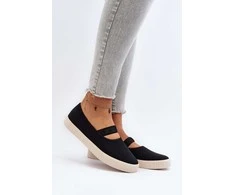 Women's Slip-on Sneakers Big Star Ll274200 Juodas