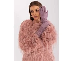 Wool Fashion Italia Alyvinės spalvos moteriškos pirštinės: Dydis - S/M