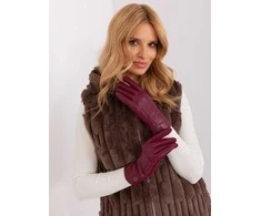 Wool Fashion Italia Bordo spalvos pirštinės: Dydis - L/XL
