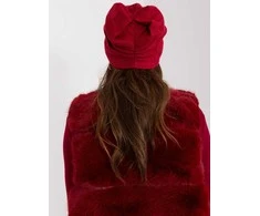 Wool Fashion Italia Bordo žieminė moteriška kepurė: Dydis - Universalus