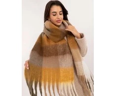 Wool Fashion Italia Minkštas ilgas švelnus moteriškas šalikas: Dydis - Universalus