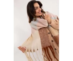 Wool Fashion Italia Minkštas švelnių spalvų šalikas: Dydis - Universalus