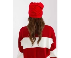 Wool Fashion Italia Raudona žieminė kepurė moterims: Dydis - Universalus
