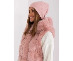 Wool Fashion Italia Rožinė žieminė kepurė moterims: Dydis - Universalus