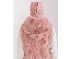 Wool Fashion Italia Rožinė žieminė kepurė moterims: Dydis - Universalus