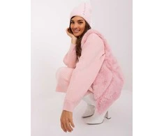 Wool Fashion Italia Rožinė žieminė kepurė moterims: Dydis - Universalus