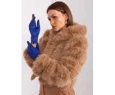 Wool Fashion Italia Ryškios mėlynos pirštinės: Dydis - L/XL