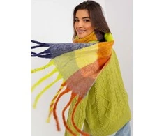 Wool Fashion Italia Ryškus spalvingas šiltas šalikas: Dydis - Universalus