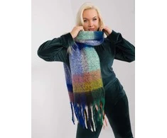 Wool Fashion Italia Šiltas ilgas šalikas su kutais: Dydis - Universalus