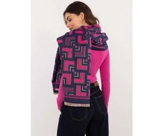 Wool Fashion Italia Spalvingas šalikas su vilna: Dydis - Universalus